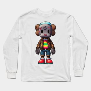 Hypebeast Kaws Figures Long Sleeve T-Shirt